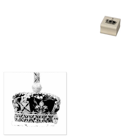 The Queen's Crown Rubberstempel (Gestempeld)