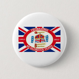 The Queen's Diamond Jubilee Ronde Button 5,7 Cm