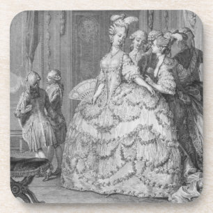 The Queen's Lady-in-Waiting, gegraveerd door P.A.  Drankjes Onderzetter