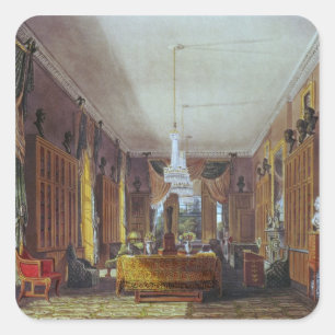 The Queen's Library Frogmore Vierkante Sticker