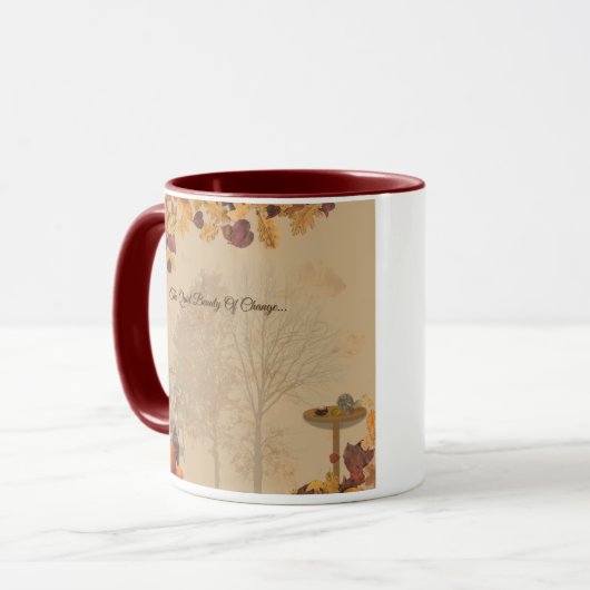 The Quiet Beauty Of Change _ Autumn Glow Mug Mok (Voorkant links)