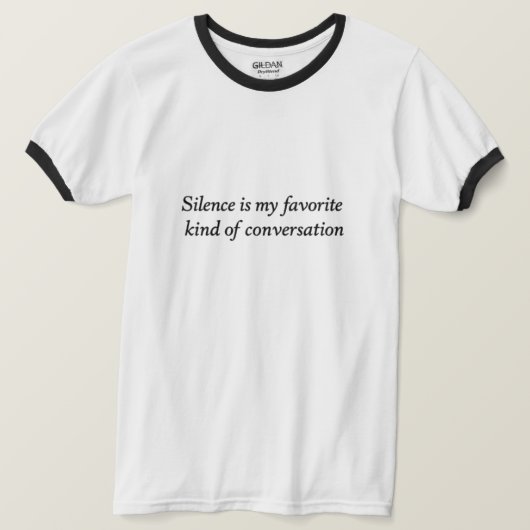 The Quiet Conversation T-shirt (Design voorkant)