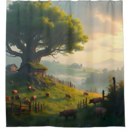 The Quiet Farm - Douchegordijn