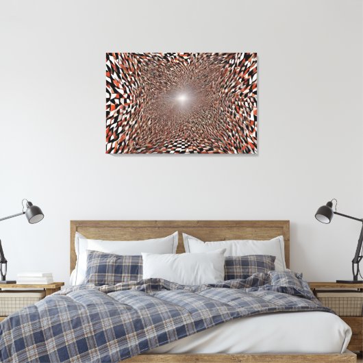 The rabbit hole  canvas afdruk (Insitu (Slaapkamer))