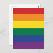 The Rainbow Flag Briefkaart (Voorkant / Achterkant)