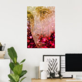 The Raining Woman on a Wall Poster (Thuiskantoor)