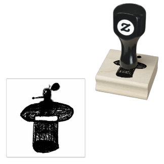 The Rat in the Pet Stamp Rubberstempel