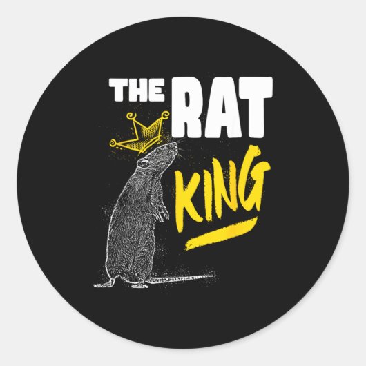 The Rat King Nutcracker Ballet Dance Animal Mouse  Ronde Sticker (Voorkant)
