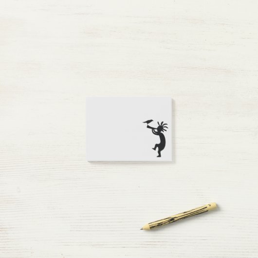 The Raven and Kokopelli Post-it Notes (Op bureau)