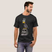 The Raven Bart retro T-shirt (Voorkant volledig)