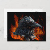 "The Raven Fire"-cadeaus Briefkaart (Voorkant / Achterkant)