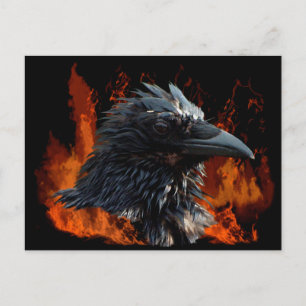 "The Raven Fire"-cadeaus Briefkaart