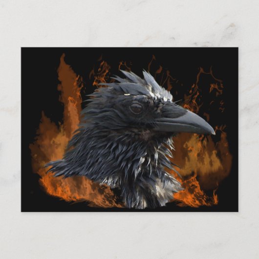 "The Raven Fire"-cadeaus Briefkaart (Voorkant)