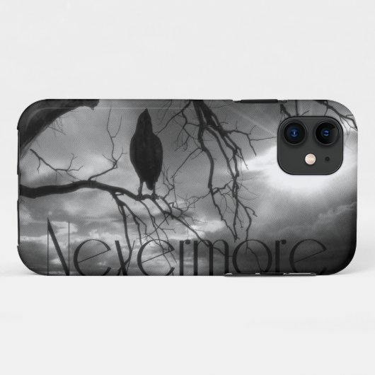 The Raven - Nevermore Sunbeams Tree Case-Mate iPhone Case (Achterkant (horizontaal))