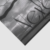 The Raven - Nevermore Sunbeams Tree Tissuepapier (Detail)