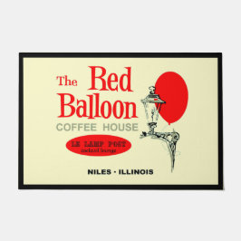 The Red Balloon Coffee House, Niles, Illinois Deurmat