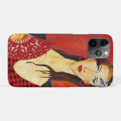 The Red Fan (based on Modigliani's painting) Case-Mate iPhone Case (Achterkant (horizontaal))