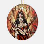 "The Red Queen" Maeve - Round Ornament (Links)