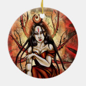 "The Red Queen" Maeve - Round Ornament (Achterkant)