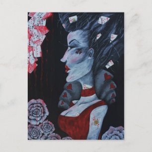 The Red Queen Original Wonderland Briefkaart