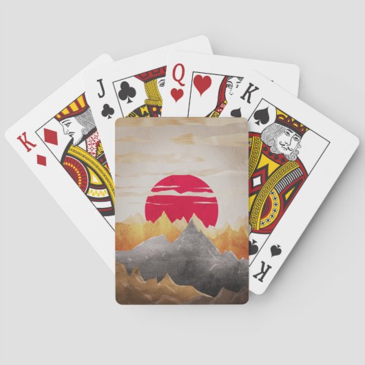 The Red Sun Pokerkaarten (Achterkant)