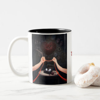 The Red Thread of Fate Aesthetic Soulmates Two-Ton Tweekleurige Koffiemok