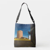 The Red Tower | Giorgio de Chirico | Crossbody Tas (Achterkant)