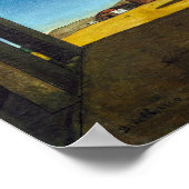 The Red Tower | Giorgio de Chirico |  Poster (Hoek)