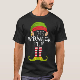 The Redneck Elf Family Matching Group Kerstex T-shirt