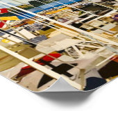 "The Regatta" in snijpapier Poster (Hoek)