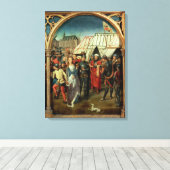 The Reliquary of St. Ursula, 1489 Canvas Afdruk (Insitu (Houten vloer))