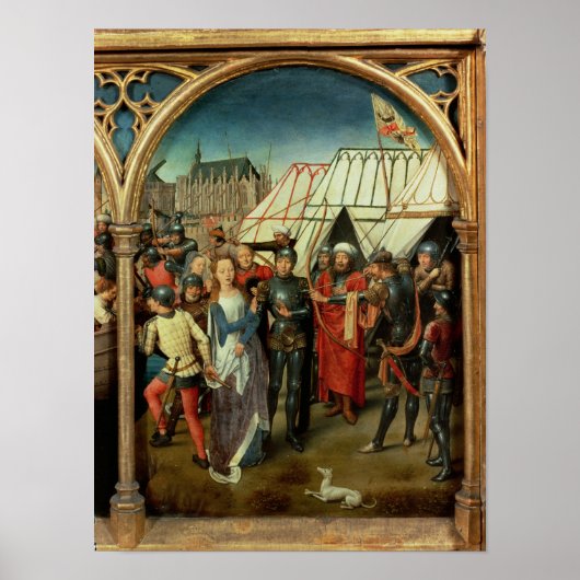 The Reliquary of St. Ursula, 1489 Poster (Voorkant)