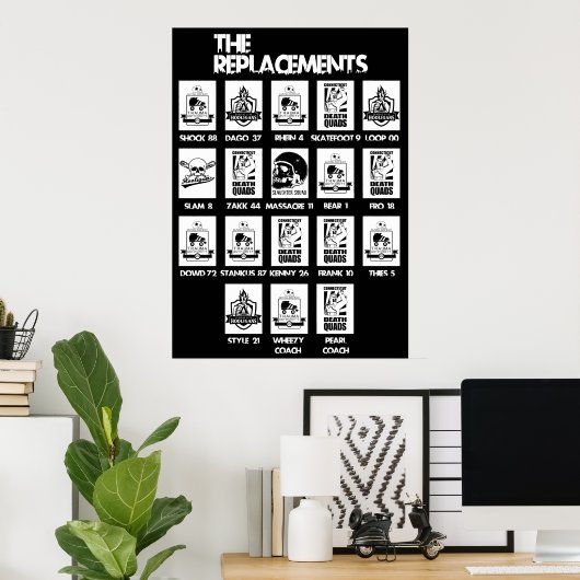 "The Replacements" MVC III Lineup Poster (Thuiskantoor)