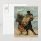 The Rescue, c.1870 Briefkaart (Voorkant / Achterkant)