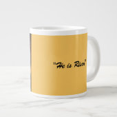 The Resurrection Light: Jesus Christ Rises Extra Grote Beker (Voorkant rechts)