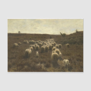 The Return of the Flock, Laren by Anton Mauve Tissuepapier