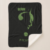 The Riddler "To The Batman" Question Mark Sherpa Deken (Voorkant)
