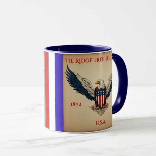 The Ridge Tree Telegraph Mug Mok (Voorkant rechts)