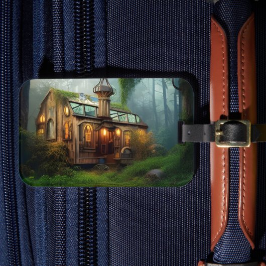 The River Workshop | Steampunk Bagagelabel (Voorkant Insitu 4)