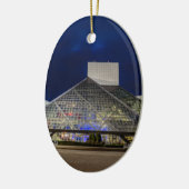 The Rock and Roll Hall of Fame in Dusk Keramisch Ornament (Links)