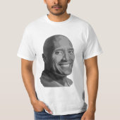 The Rock - Dwayne Johnson T-shirt (Voorkant)