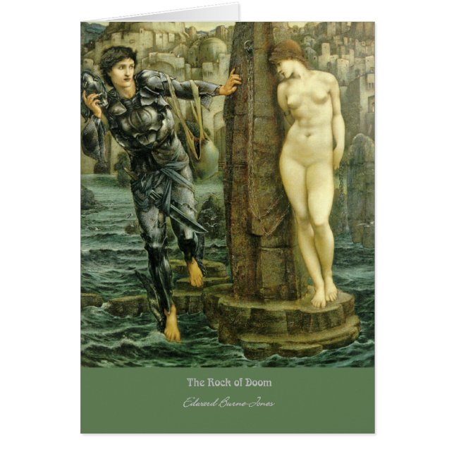 "The Rock of Doom", door Edward Burne-Jones (Voorkant)