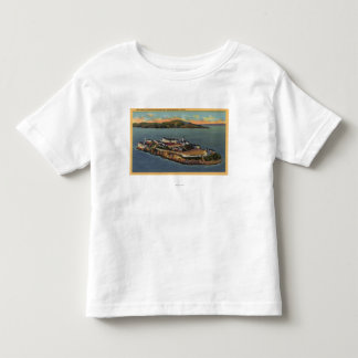 "The Rock", Uitzicht van Alcatraz Island Kinder Shirts