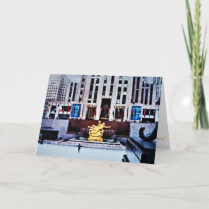 "The Rockefeller Center Concourse" Kerst Kaart