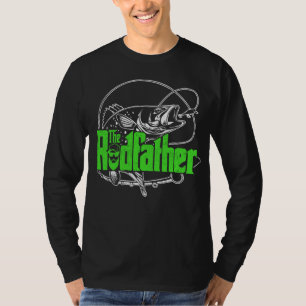 The Rodfather Funny en Fishermen Gift Parodie T-shirt