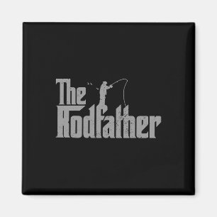 The Rodfather Funny Vist geliefde Rod Fish Dad Fis Magneet