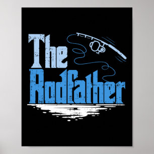 The Rodfather Grappige Visgrappen Poster