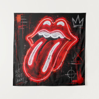 The Rolling Stones Kunstlogo Wandkleed
