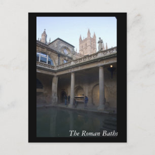 The Roman Baths, Bath, England Briefkaart