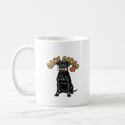 The Roman Bodyguard: Cane Corso "Guardian" Mug (Gauche)